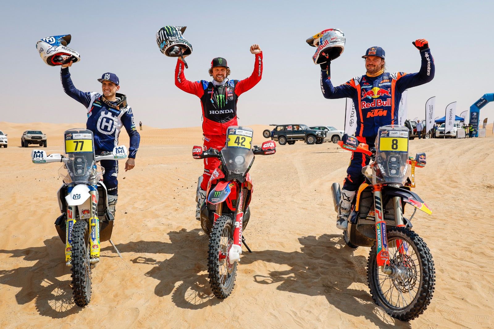 ADRIEN VAN BEVEREN WINS 2023 ABU DHABI DESERT CHALLENGE IN ALPINESTARS TOP SEVEN LOCK-OUT