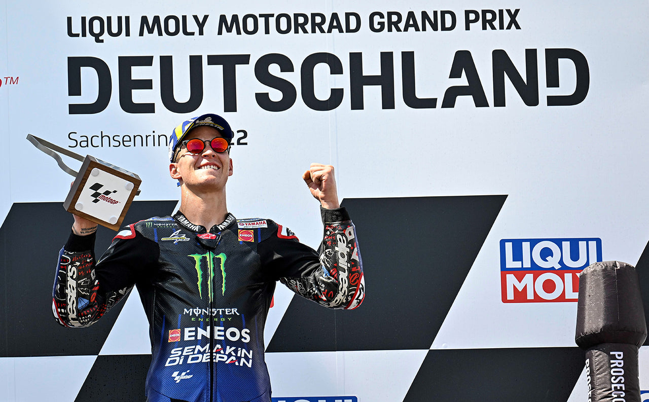 FABIO QUARTARARO TAKES BACK-TO-BACK MOTOGP WINS AFTER DOMINANT DISPLAY AT THE SACHSENRING, GERMANY