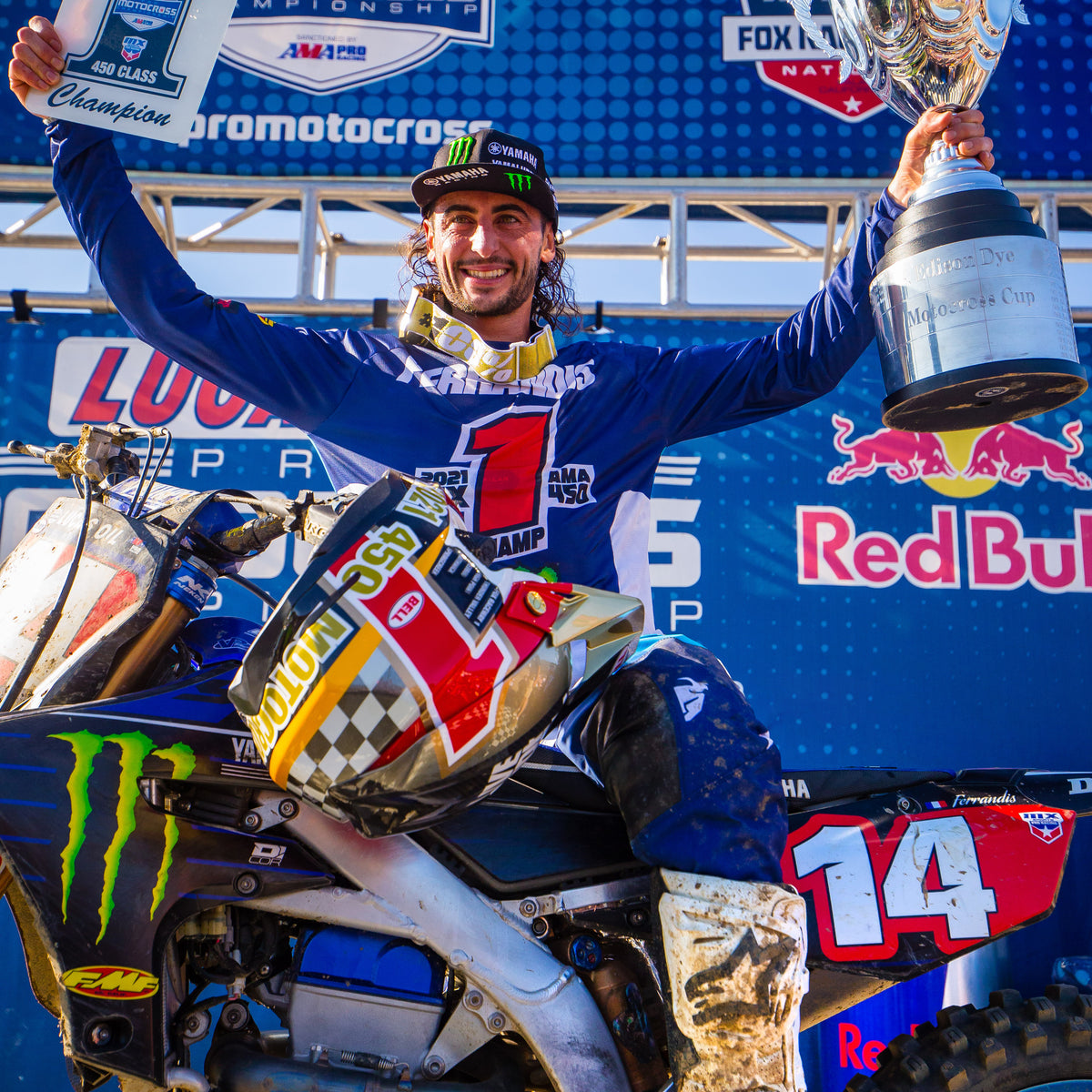 DYLAN FERRANDIS CROWNED AMA 450 PRO MOTOCROSS CHAMPION IN PALA ...