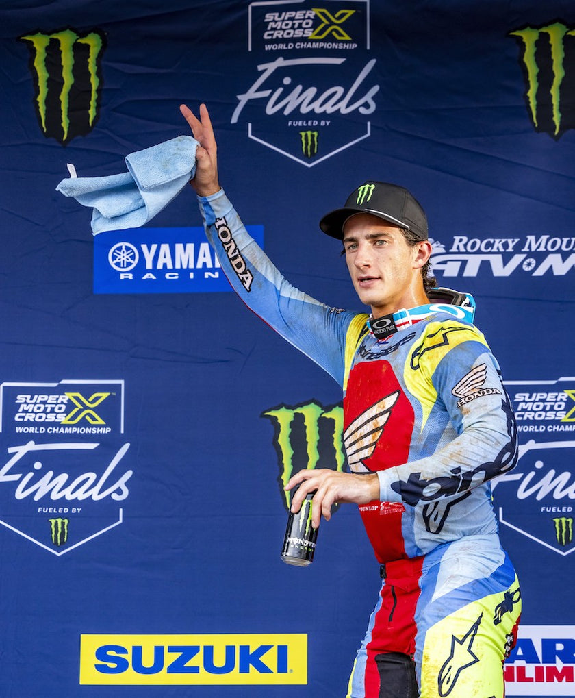 CHASE SEXTON DOMINATES INAUGURAL 450 SUPERMOTOCROSS PLAYOFF RACE, GOING 1-1 TO WIN THE OVERALL WITH DYLAN FERRANDIS THIRD AT CHARLOTTE MOTOR SPEEDWAY