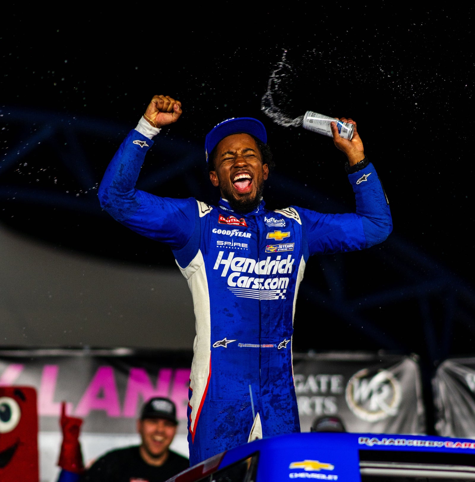 RAJAH CARUTH WINS NASCAR CRAFTSMAN TRUCK SERIES RACE AT LAS VEGAS