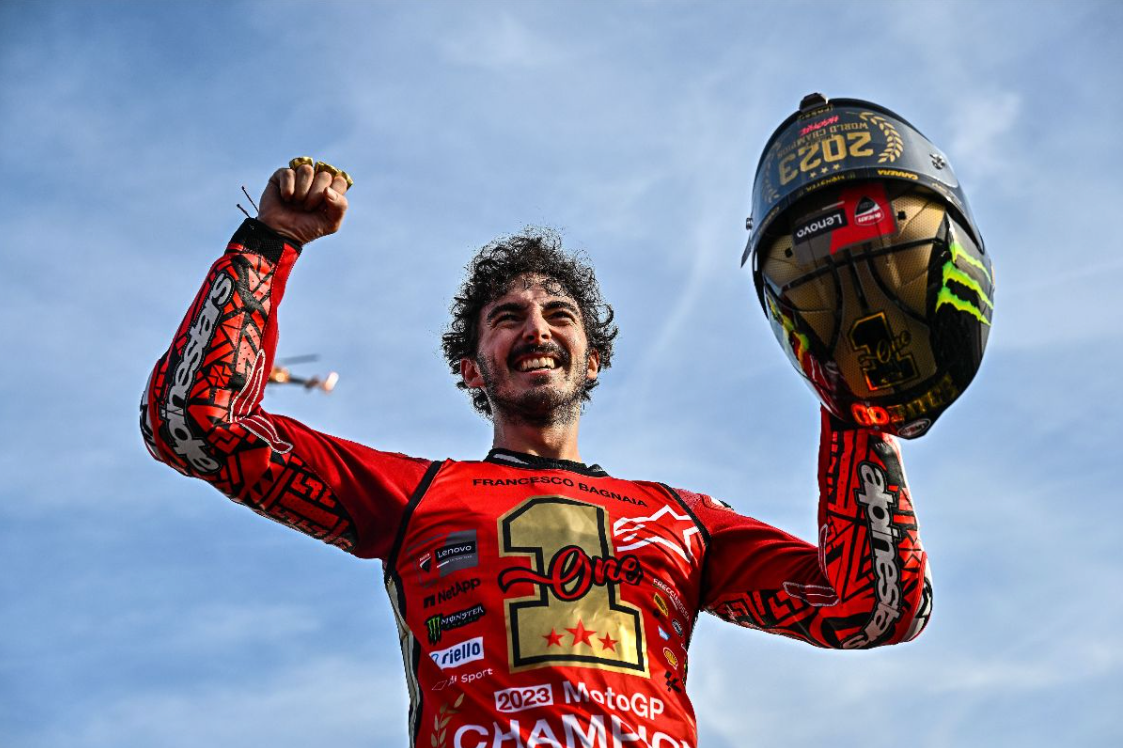 IMPECCABLE PECCO BAGNAIA SEALS MOTOGP WORLD TITLE WITH CLASSY WIN IN S ...