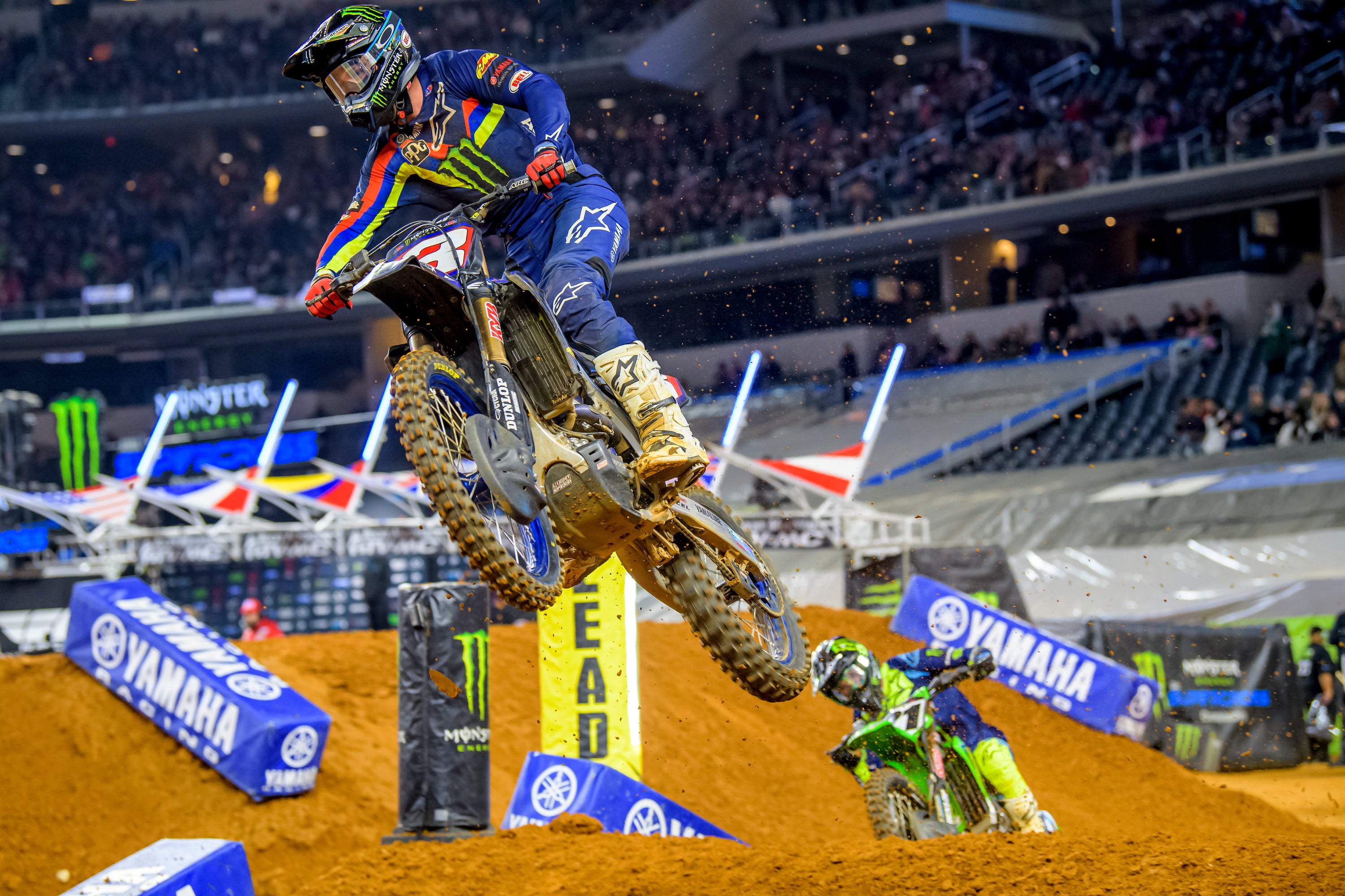 ALPINESTARS 450SX PODIUM LOCK-OUT AS ELI TOMAC EDGES 450SX TRIPLE CROWN VICTORY AT ARLINGTON, TEXAS