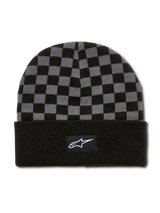 Checkered Cuff Beanie