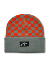 Checkered Cuff Beanie