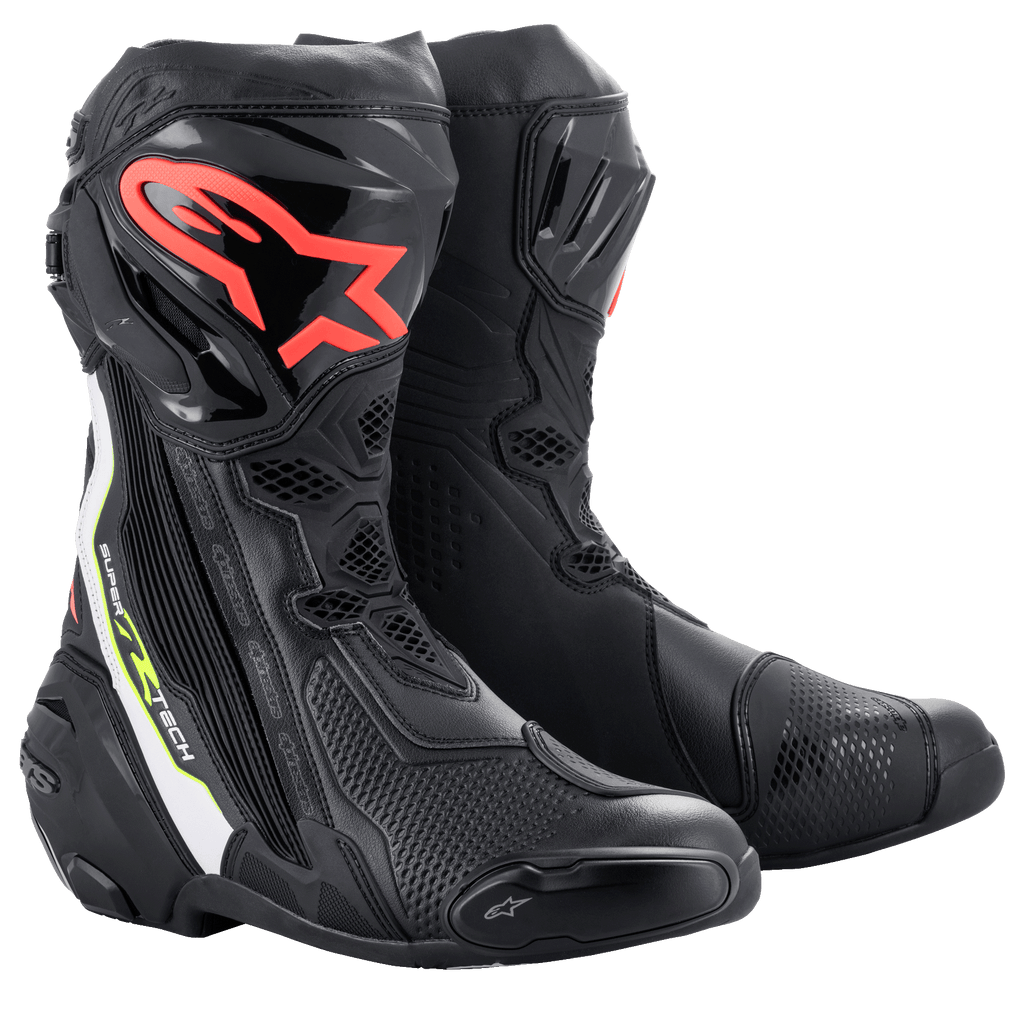 Supertech R Boots - BLACK RACING Boots | Alpinestars