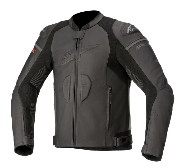 GP Plus R V3 Rideknit® Leather Jacket 48 / Black/Black