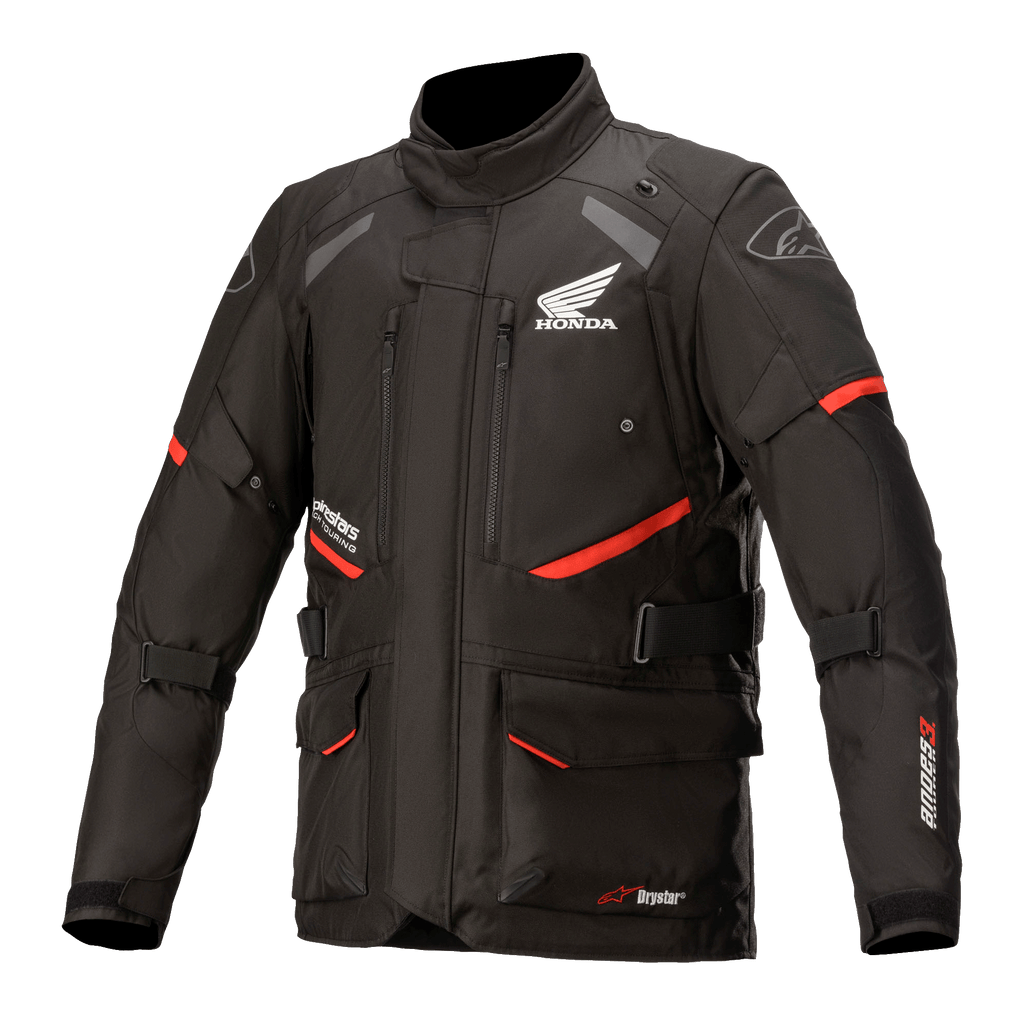 Honda Andes V3 Drystar® Jacket - BLACK ADVENTURE Textile Jackets |  Alpinestars