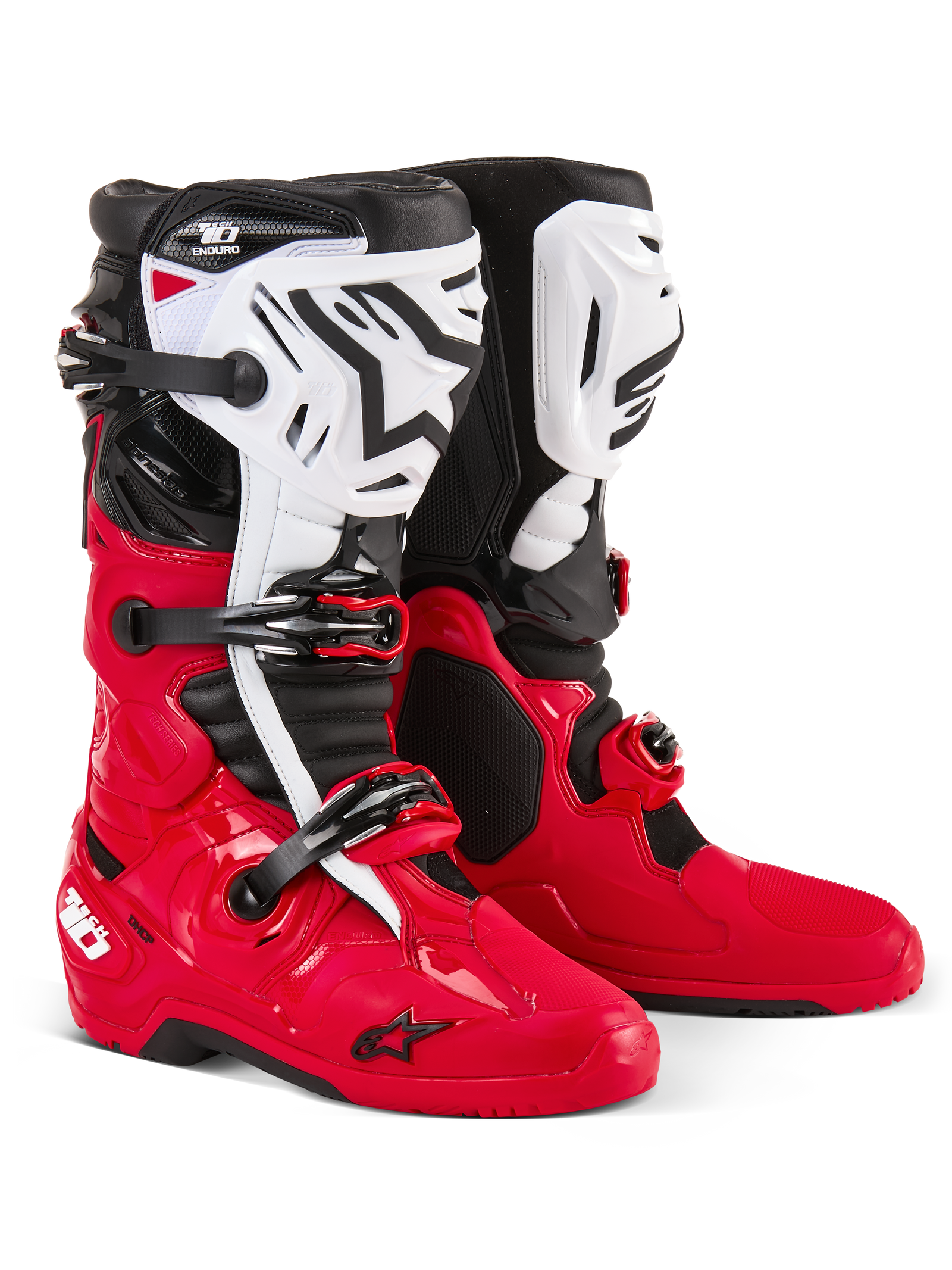 Tech 10 Enduro Boots Red MOTOCROSS Boots Alpinestars