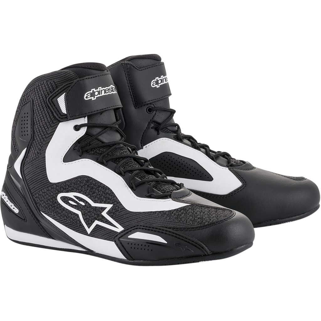 Faster-3 Rideknit® Shoes - BLACK SPORT Riding Shoes | Alpinestars