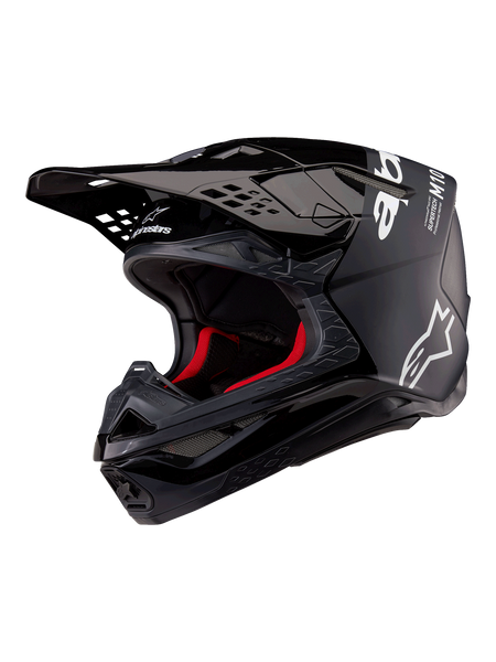 Supertech M10 Flood Helmet - BLACK MOTOCROSS Helmets | Alpinestars