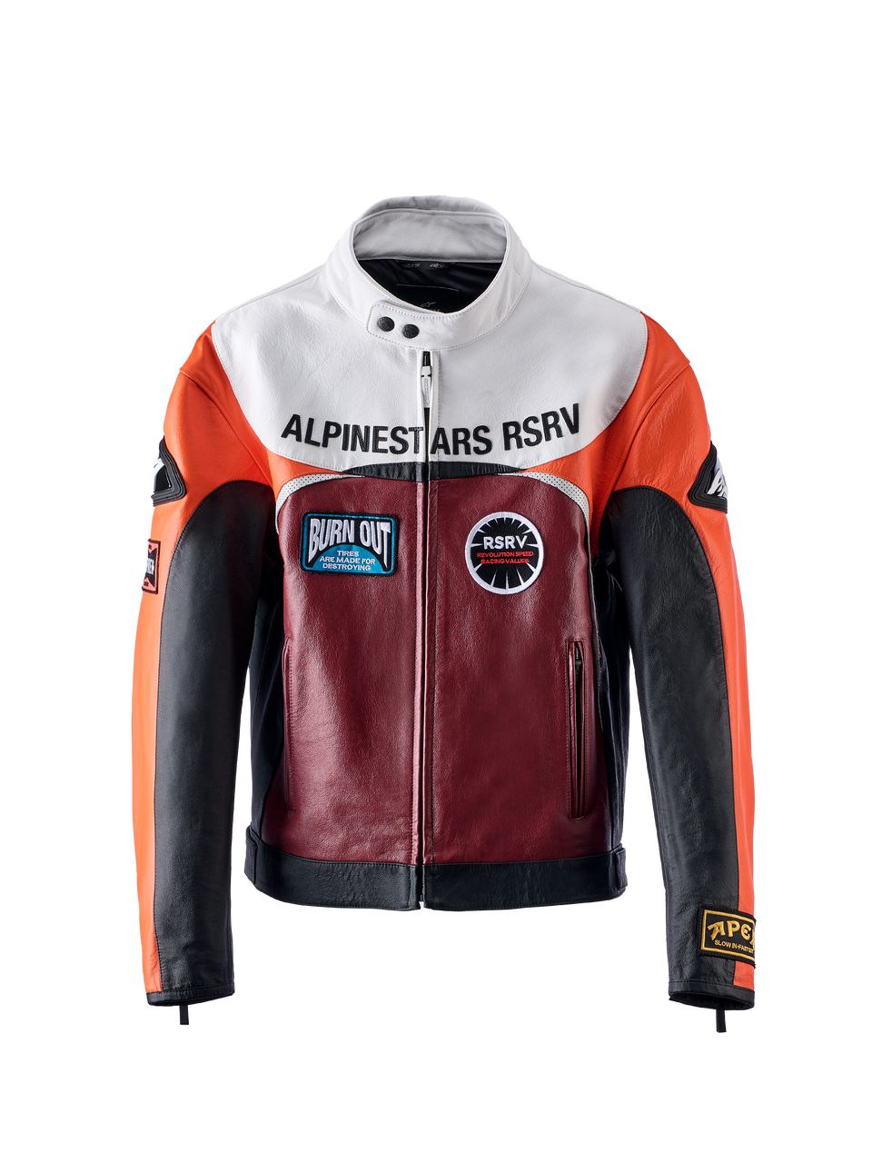 RSRV RACE CRAFT LEATHER JACKET