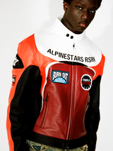 RSRV RACE CRAFT LEATHER JACKET